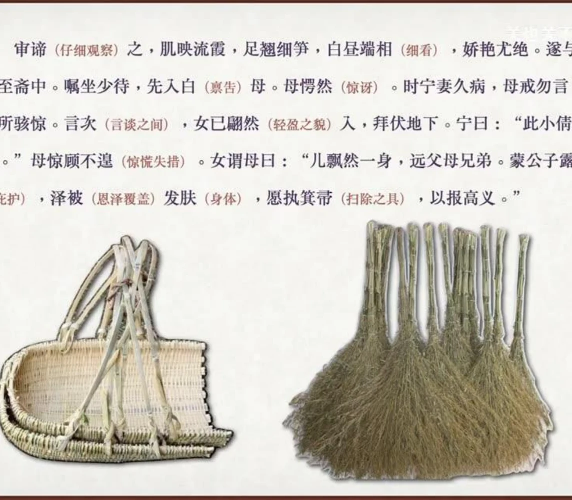 关也《聂小倩》课件第35页：箕帚与尸饔
