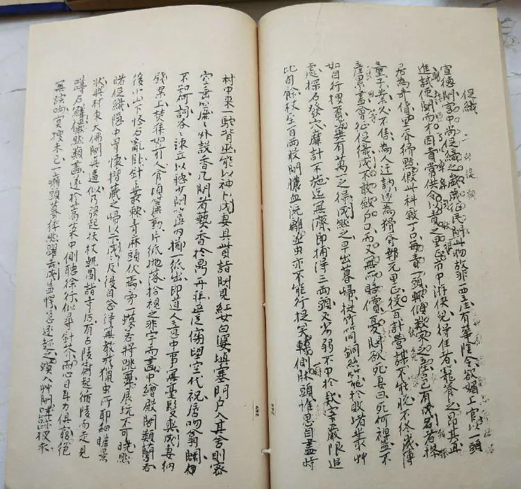 原课所附《促织》手稿照片（一）