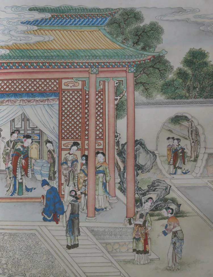 原课所附《西湖主（下）》插图