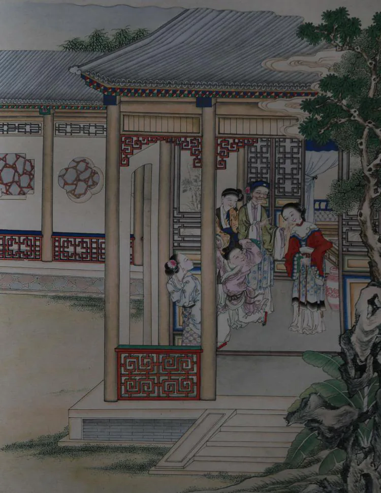 原课所附《小翠（上） 癫妇痴儿，日事戏笑》插图