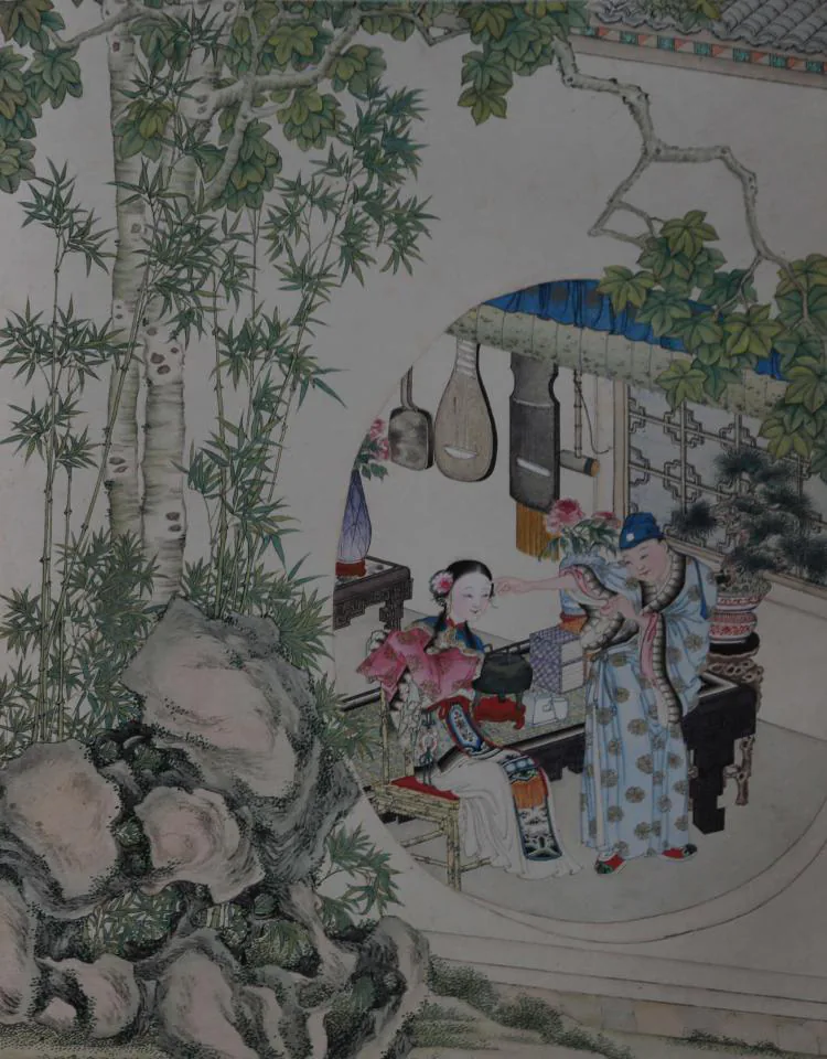 原课所附《瑞云 真才人能多情，不以美丑为念》插图